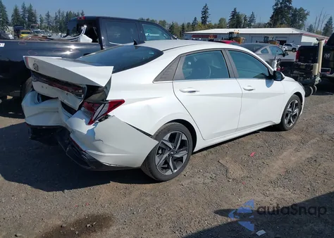 2021 Hyundai Elantra Sel z USA, uszkodzony, nr VIN 5NPLN4AG8MH043589